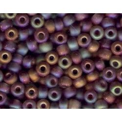 Seed beads Miyuki 6/0 142FR Matte Tr. Smoky Amethyst x10g