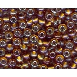 Seed beads Miyuki 6/0 1126 Amber/Amber Inside Color L. x10g