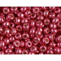 Seed beads Miyuki 6/0 4211 Light Cranberry Duracoat Galvanized x10g