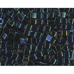 Cube Miyuki 3mm 3SB452 Midnight Blue Metallic Iris  x10g