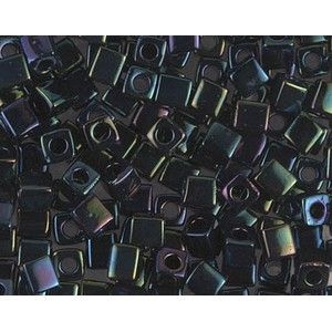 Cube Miyuki 4mm 4SB452 Midnight Blue Metallic Iris  x10g