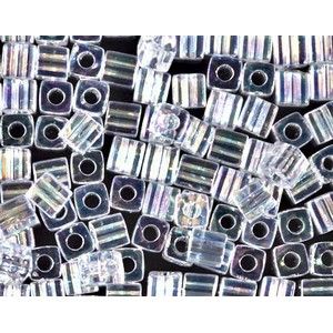 Cube Miyuki 4mm 4SB250 Crystal AB x10g