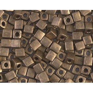 Cube Miyuki 4mm 4S2006 Matte Metallic Dark Bronze x10g