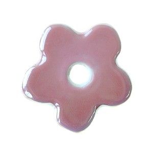 Donut fleur 29mm LIGHT ROSE AB x1