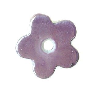 Donut fleur 29mm LILAS AB x1