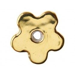 Flower donut 29mm GOLD AB x1
