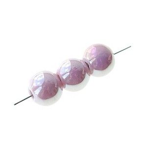 Ronde 12mm LIGHT ROSE AB x3