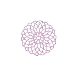 Laser cut rosace 15mm ROSE x2