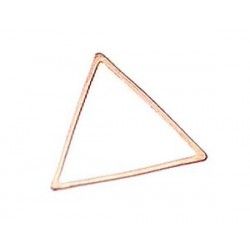 Anneau fermé triangle 22mm ROSE GOLD x2