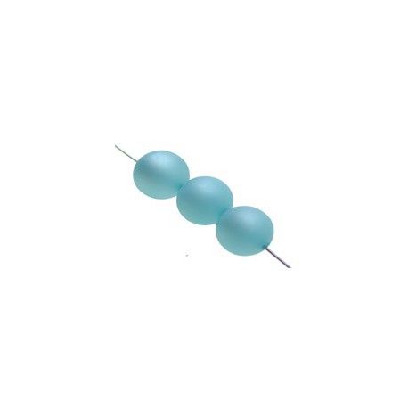 Ronde polaire 6mm AQUAMARINE x10  - 1
