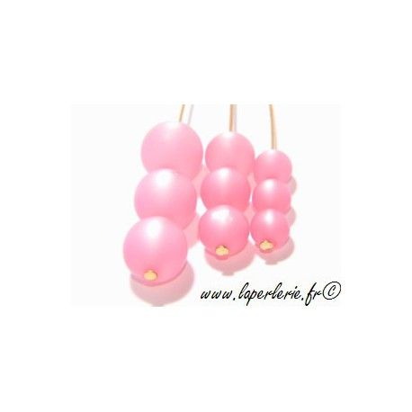 Ronde polaire 8mm ROSE x10  - 1