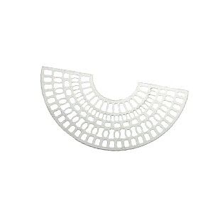 Pendentif demi-lune ethnique 27x14mm ARGENTÉ x1