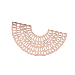 Pendentif demi-lune ethnique 27x14mm ROSE GOLD x1