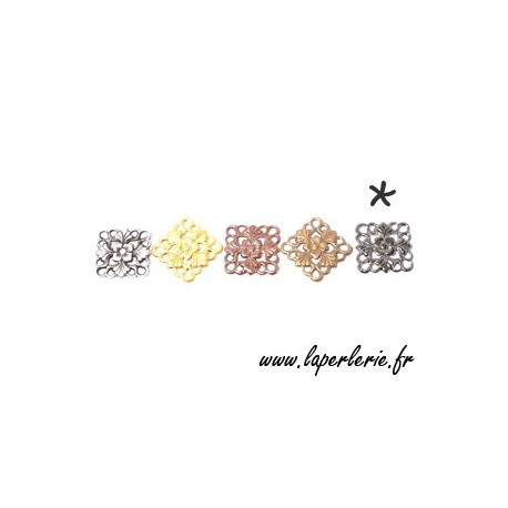 Estampe carrée 15 mm ETAIN  - 1