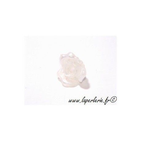 Rose 16mm BLANC NACRE  - 1