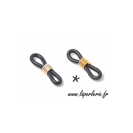 Attache cordon à lunettes DORE x2  - 1