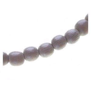 Ronde 5mm en bois de Rose, le fil de 40cm  - 1