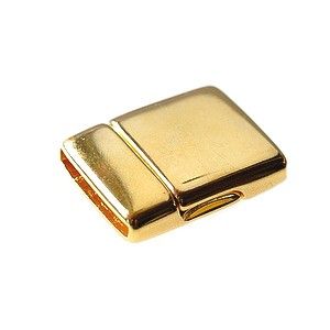 Fermoir aimanté rectangulaire 23x17.5mm ép.6mm DORÉ x1