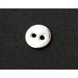 Button spacer 8mm Sterling Silver 925 x1