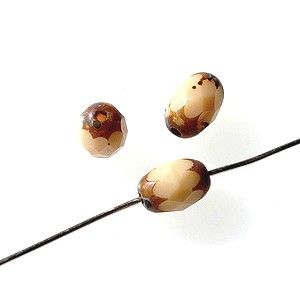 Olive 8x6mm BEIGE x3