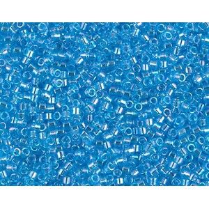 DB1249 Delica Miyuki 11/0 Tide Pool Blue Trans. Rainbow x 7g