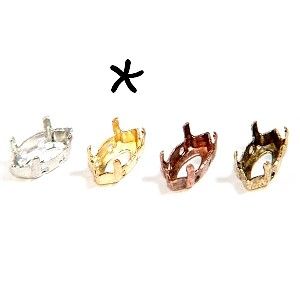 Griffe pour navette 10X5mm DORE