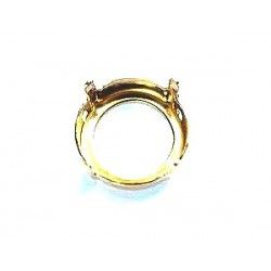 Setting cabochon 1122 14mm GOLD COLOR