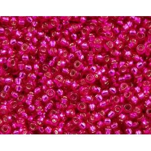 Rocaille 11/0 Miyuki 1436 Raspberry Tr. Sil. Lined x12.50g