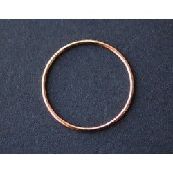Round  20mm ép.1mm Rose Gold Plated x1