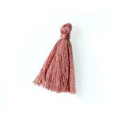 pompon of threads 25mm OLD PINK x3