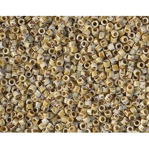 DB2262 Delica Miyuki 11/0 Creamy Jasper Picasso x 7g