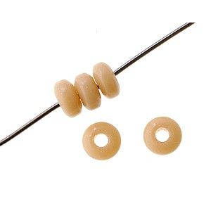 Rondelle 5mm BEIGE x30