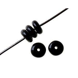 Rondelle 5mm NOIR x20