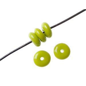 Rondelle 5mm VERT PISTACHE x20