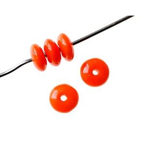 Rondelle 5mm ORANGE x20