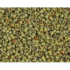 Rocaille 11/0 Miyuki 4515 Key Lime Picasso x12.50g