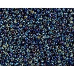 Seed beads 11/0 Miyuki 4518 Dark Denim Lapis Picasso x12.50g