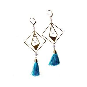 Boucles d'oreilles "Trapéziennes"
