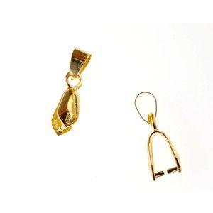 Bêlière avec anneau 13mm CUIVRE VIEILLI x2