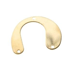  Intercalaire pont 3 trous 24 x 20mm DORÉ