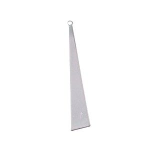 Breloque triangle allongé 42.5 x 7mm ARGENTÉ x1