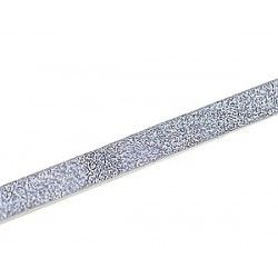 Synthetic flat cord glitter 5mm SILVER COLOR x60cm