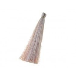Silky polyester pompon 70mm NUDE