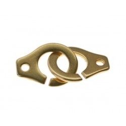 Handcuff clasp 15x12mm GOLD COLOR