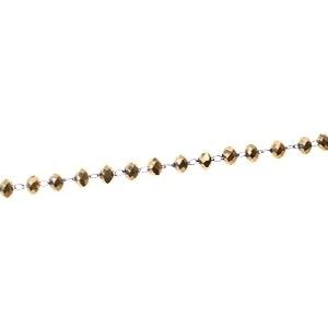 Chaîne perlée 3.5mm acier inoxydable MORDORÉ x50cm