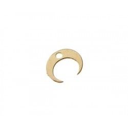 Little horn  Charm 8x7mm Gold Plated 5 Microns x1