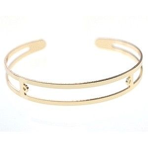 Support de bracelet à décorer 2 anneaux 9 x 60mm DORÉ x1