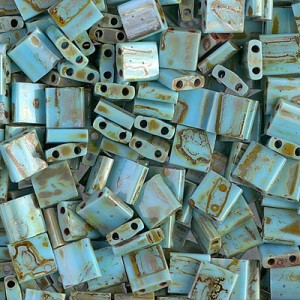 Tila 4514 Opaque Turquoise Blue Picasso x 10g