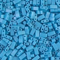 Half Tila Beads 413 Opaque Turquoise Blue x 7,5g