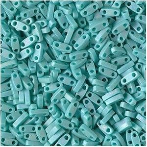 Quarter Tila 412FR Matte Opaque Turquoise Green AB x 7.5g